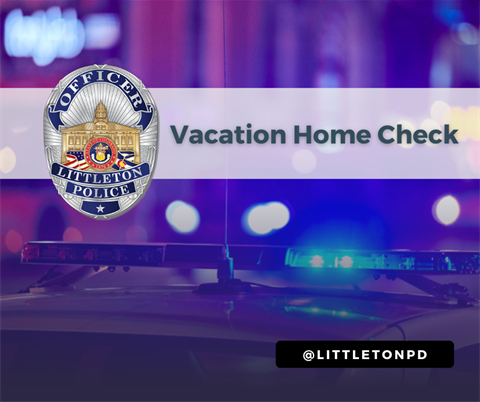 graphic that says vacation home check