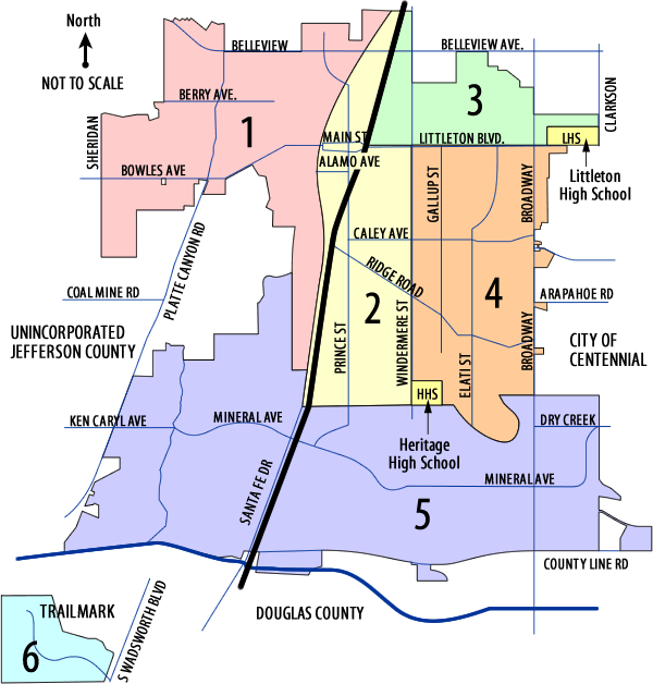 Police District Map Littleton Police Department